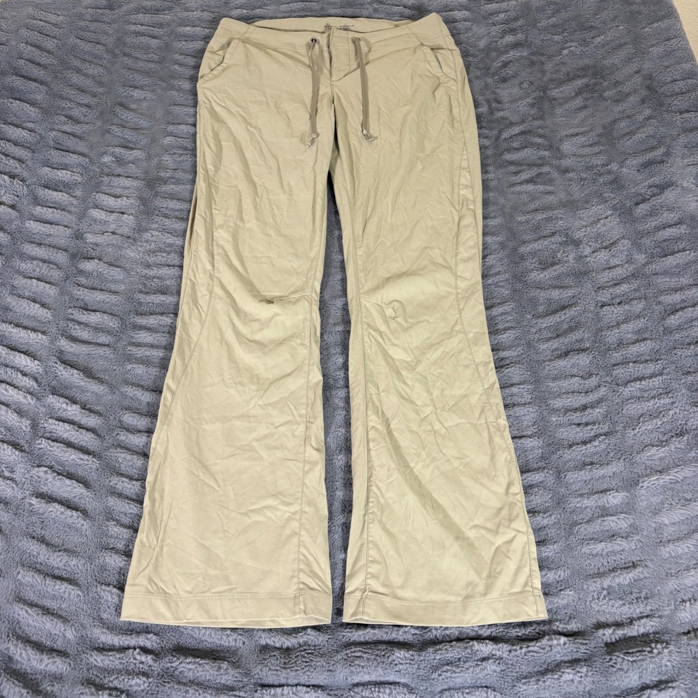 Columbia Omni-Shield Hiking Pants Womens 8 Regular Khaki Tan Straight Leg